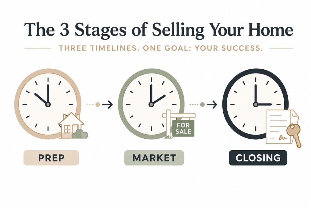 how to sell my house fast, the three timelines in every home sale