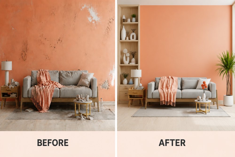 tips for selling your home fast, staged living room