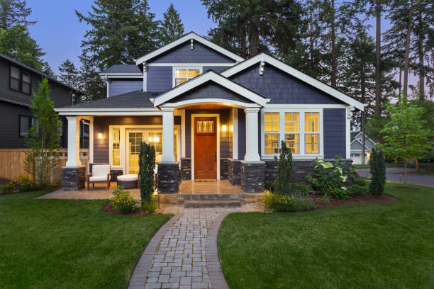 House with Open Green Space