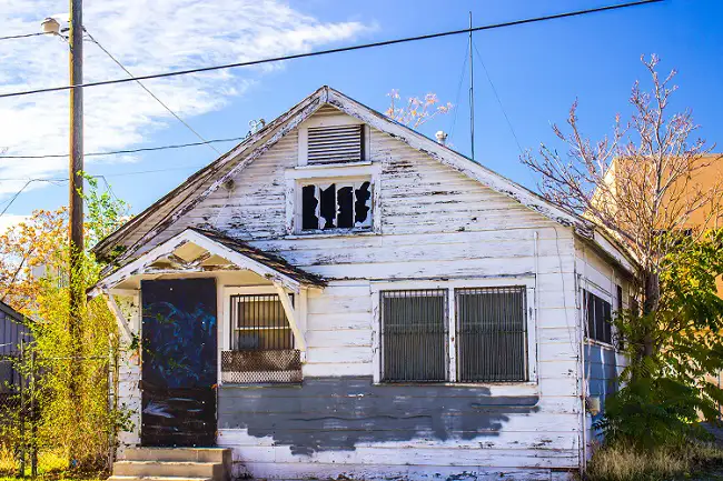 distressed property